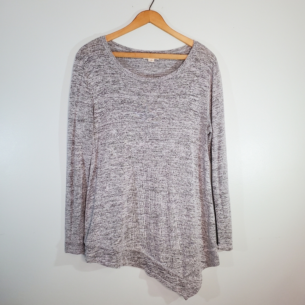 Misia Gray Asymmetrical Sweater S